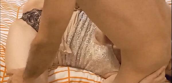  French Girl Sniffing her Satin Panties as She Gets Fucked - 02